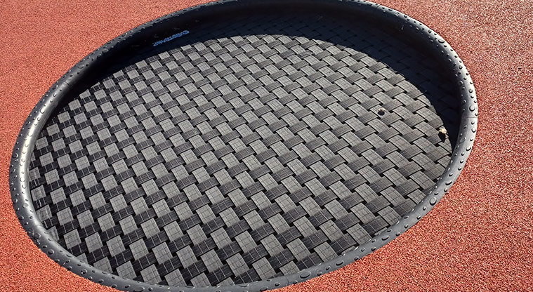 Michaels Avenue Reserve - In-ground trampoline.