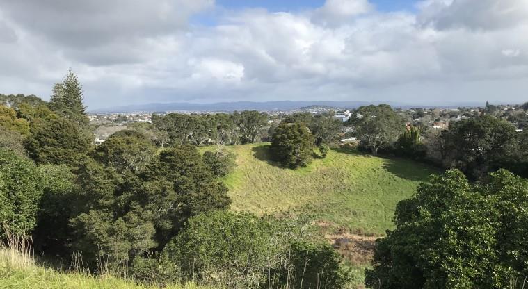 Te Kōpuke / Tītīkōpuke / Mount St John - View from the summit of the maunga. Photo credit: S Hulse.
