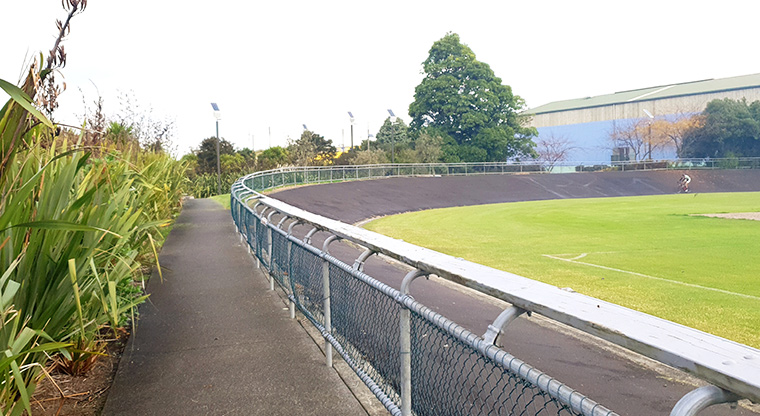 Olympic Park - Path around the cycling track.