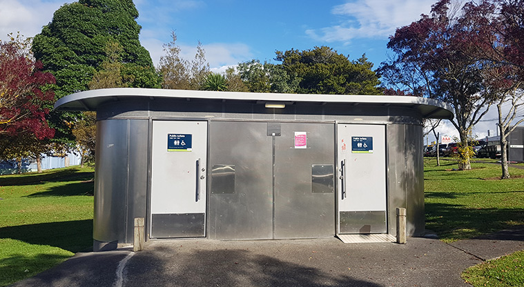 Olympic Park - Toilets at the Portage Road side of the park.