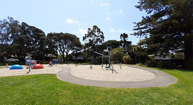 Owairaka Park - Playground with swings, climbing equipment and more.