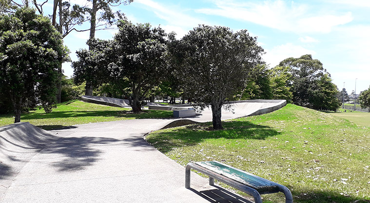 Parrs Park - Part of the skate area.