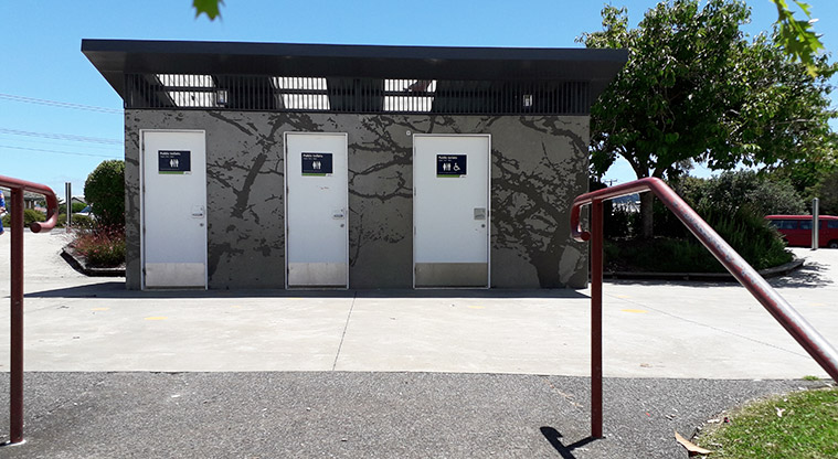 Parrs Park - One of the toilet blocks.