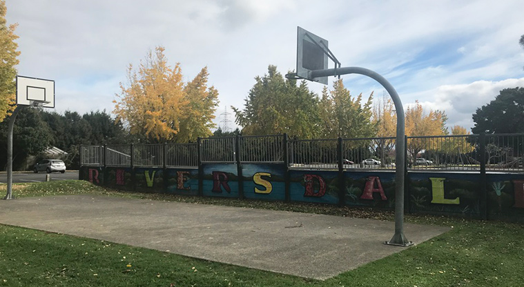 Riversdale Reserve - Basketball court.
