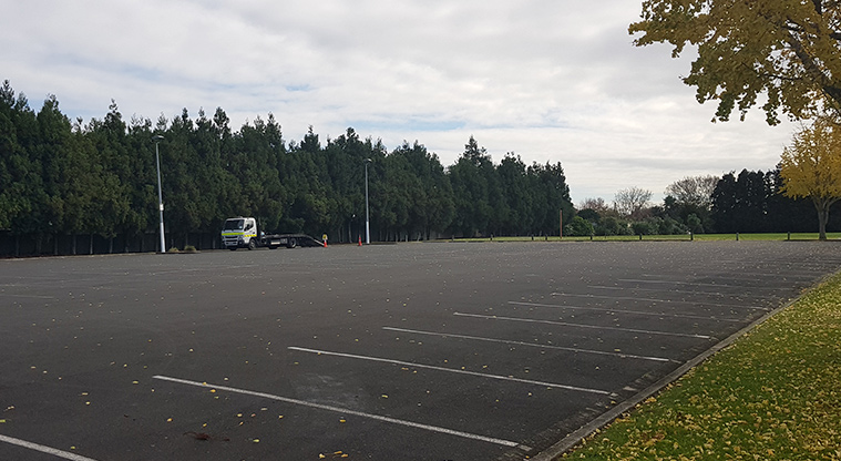Riversdale Reserve - Large car park.