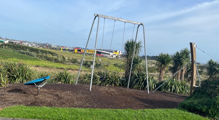Salford Park - Two swings and spinning toy.