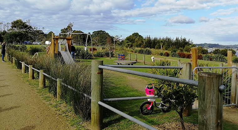Sanders Reserve - Children's playground next to the carpark.