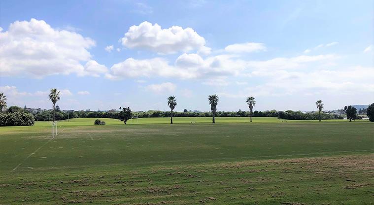 Seaside Park - View over sports fields.