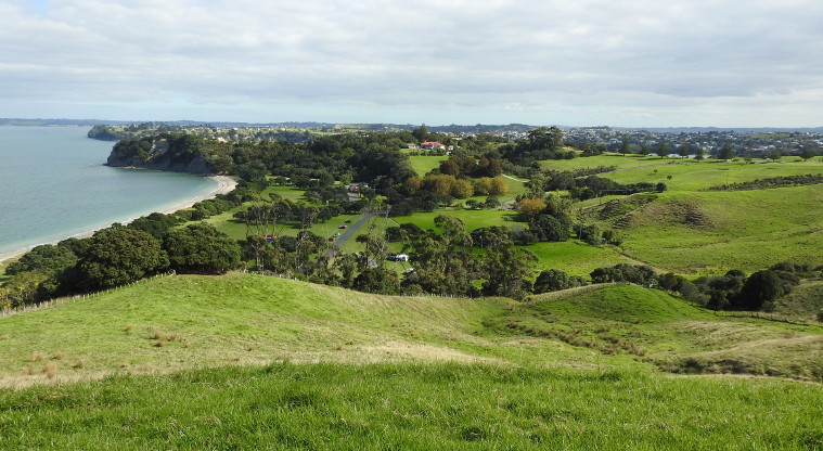 Shakespear Regional Park - View of Te Haruhi Bay.