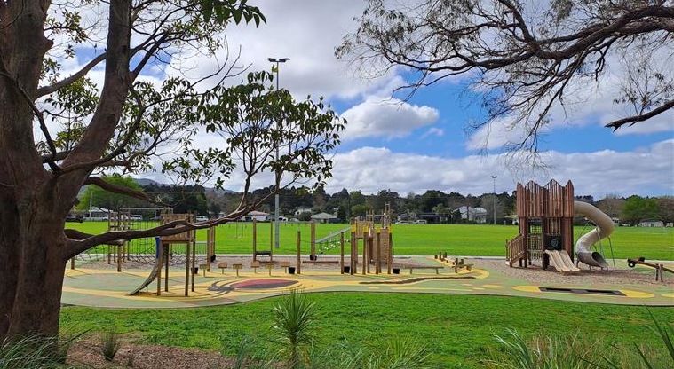 Shoesmith Domain Recreation Reserve - Playground with trees.