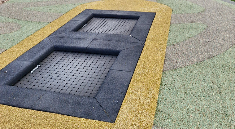 Shoesmith Domain Recreation Reserve - In-ground trampoline.