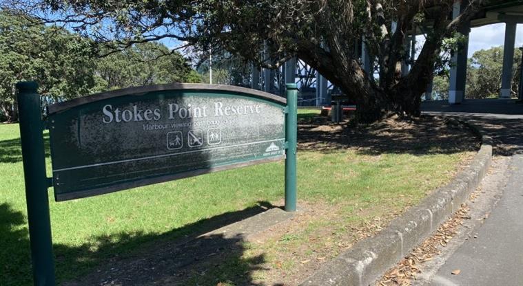 Stokes Point - Sign at the entrance to the reserve.