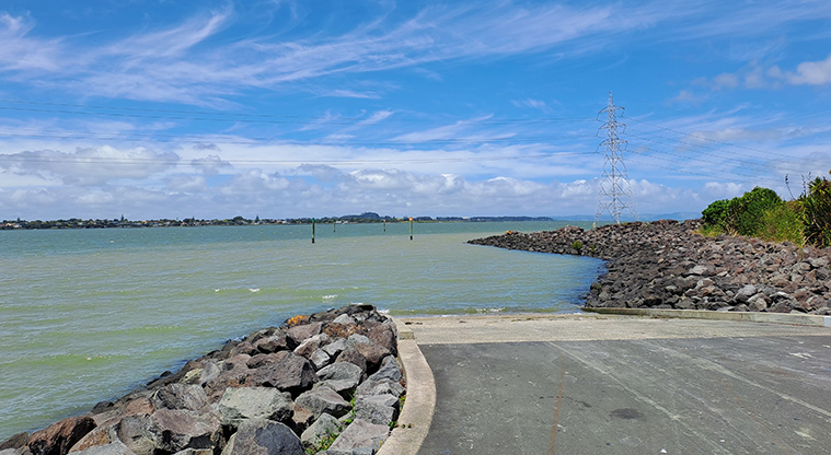Taumanu Reserve - The boat ramp.