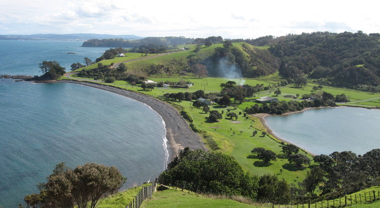 Tāwharanui Regional Park - View of the Lagoon by Jones Bay.