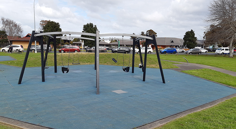 Te Pai Park - Set of six swings.