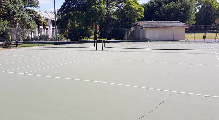 Three Kings Reserve - Tennis courts.