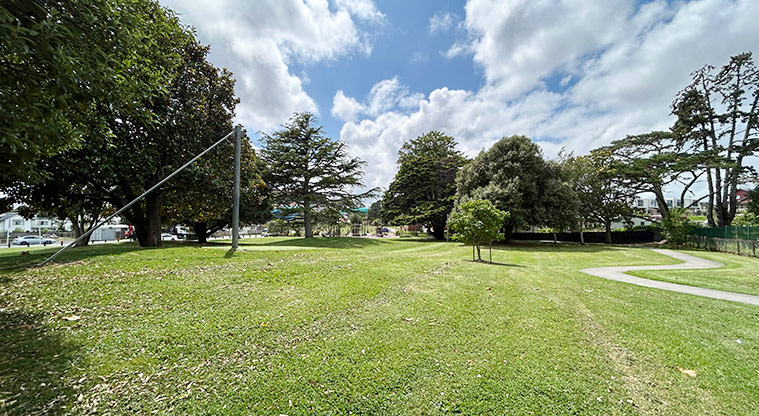 Turner Reserve - A large flying fox is amongst the trees in the middle of the reserve. Photo credit: S Hulse.