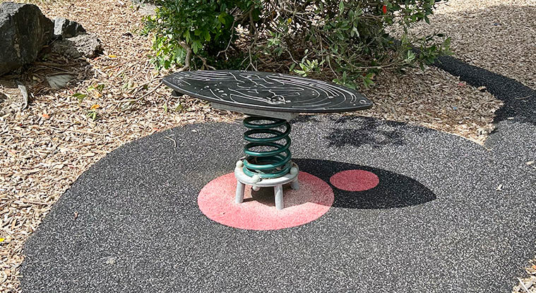 Turner Reserve - Rocker toy for the smaller children. Photo credit: S Hulse