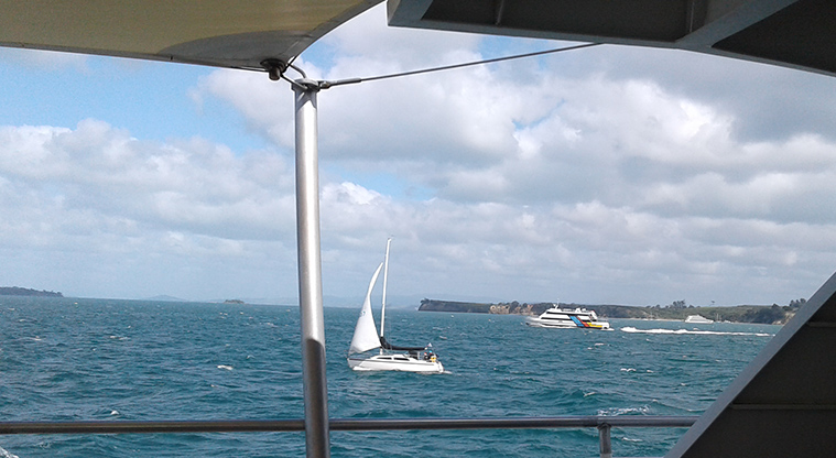 Waiheke Backpackers Hostel - Ferry to Waiheke.
