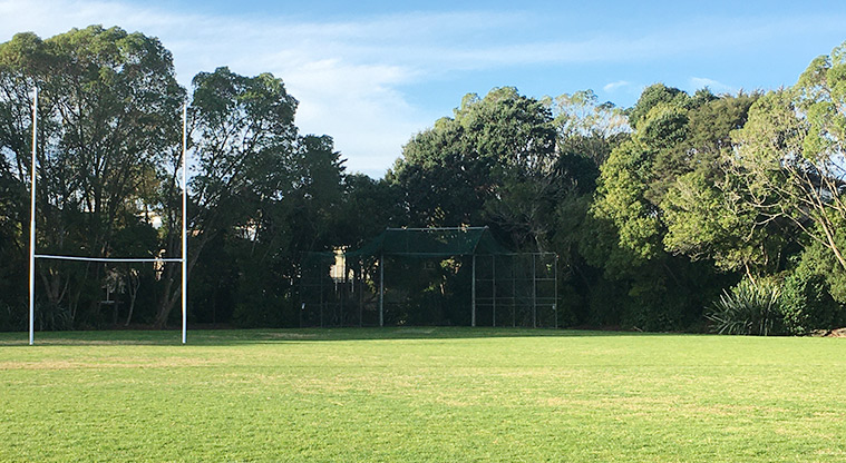Warren Freer Park - Sports field. Photo credit: S Hulse.