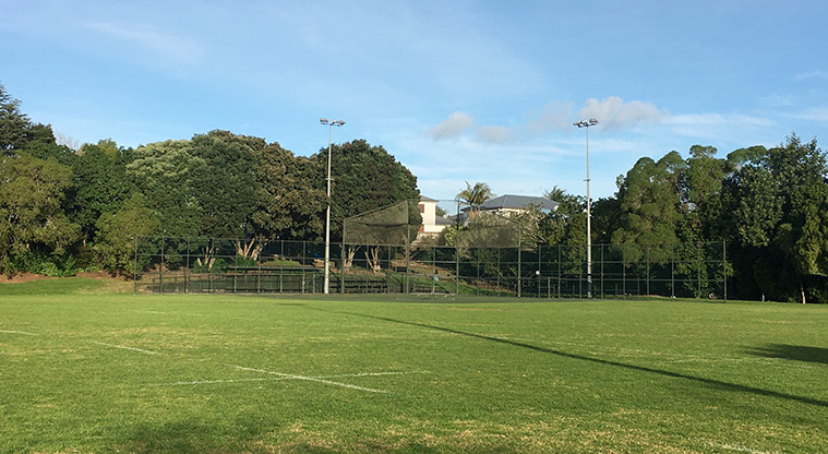 Warren Freer Park - Sports field. Photo credit: S Hulse.