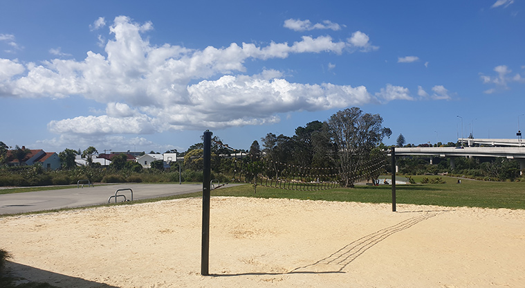 Waterview Reserve - Volleyball court.