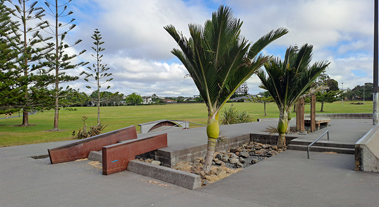 Western Reserve - Skate park featuring steps, ramps, kickers, rails and more. Photo credit: M Johnston.