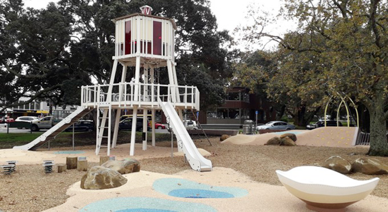 Windsor Reserve - Lighthouse themed play structure with ladders, slides and a great viewing tower.