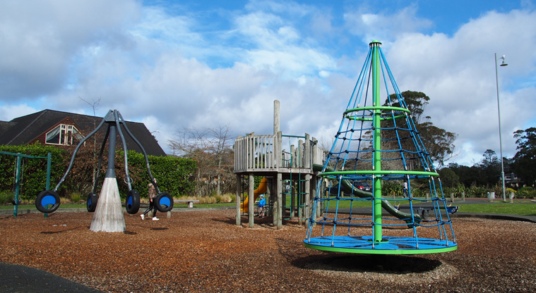 Xena Park - A view of the playground. Photo credit: Tracey Hodder.