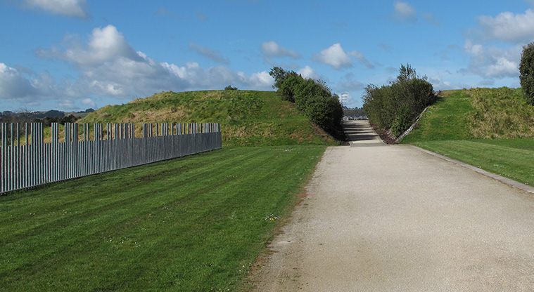 Barry Curtis Path - Path section through a landscape design setting.