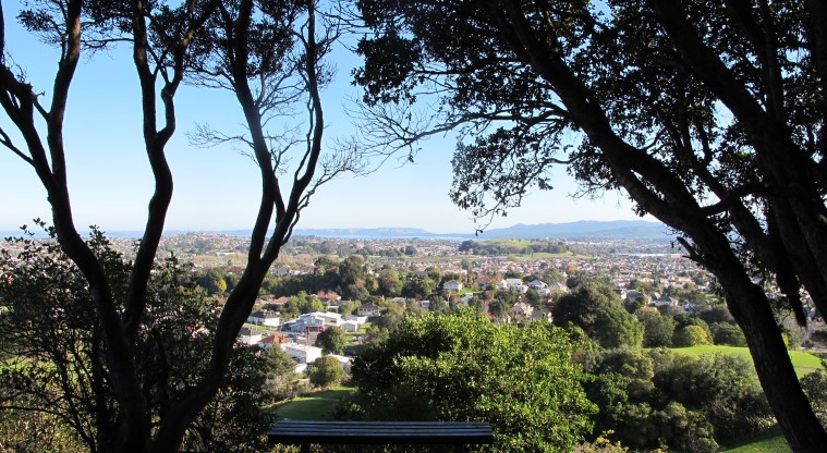 Te Tātua a Riukiuta / Big King Path - Bench at the tihi.