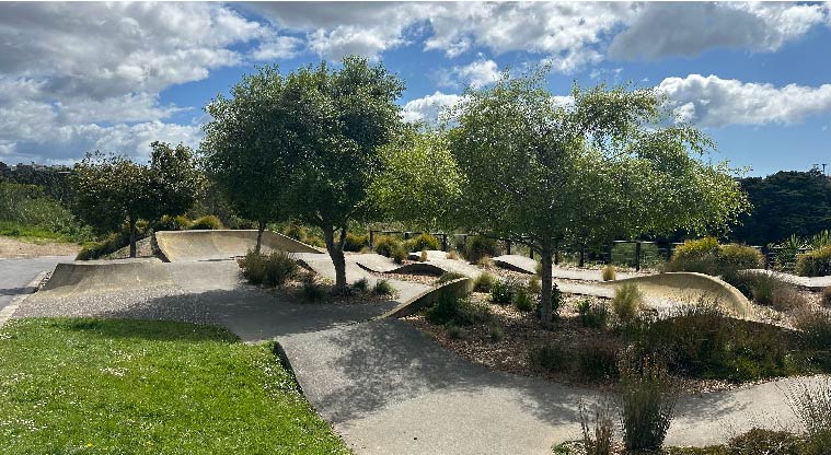 Birkenhead War Memorial Path - BMX pump track.