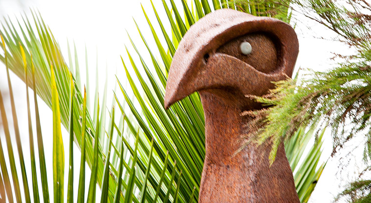 Botanic Gardens West Sculpture Path - James Wright, Friend or Foe (2010)