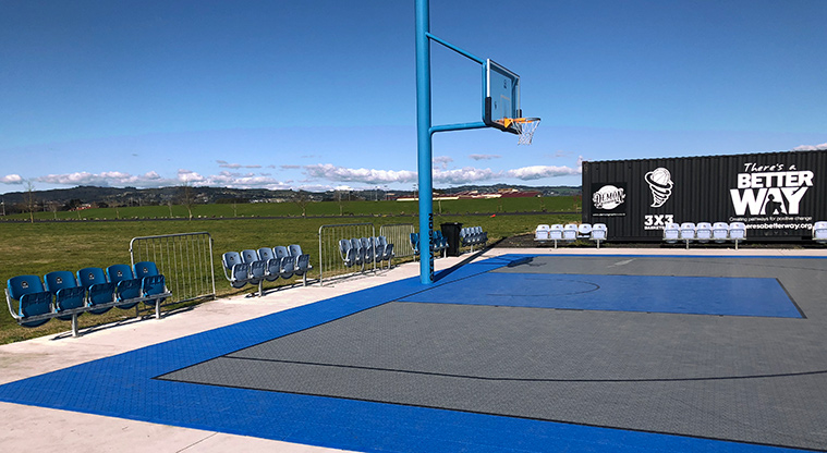 Bruce Pulman Path - 3 on 3 basketball court