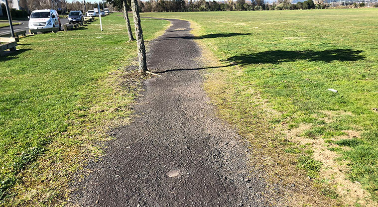 Bruce Pulman Path - Typical section of the path