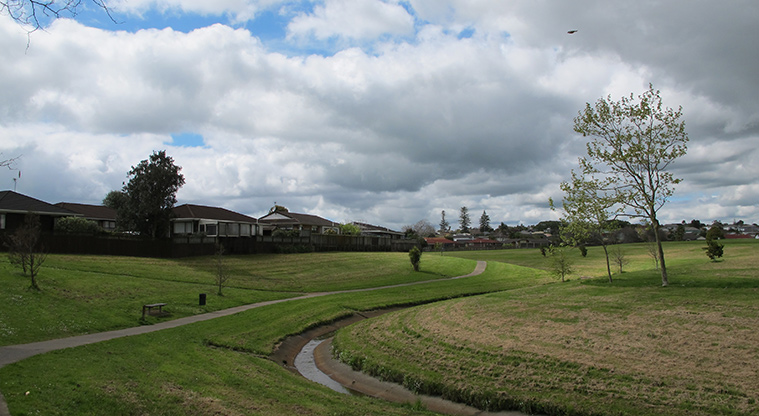Cascades Path - Path alongside Millhouse Park.