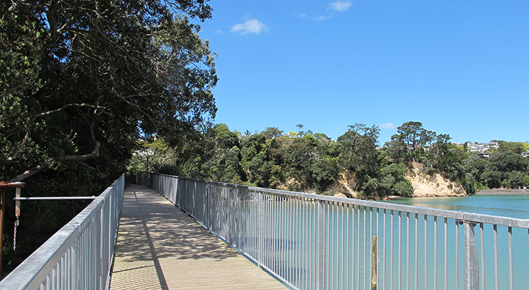 Chelsea Heritage Path - Bridge linking to sugar works