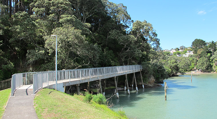 Chelsea Heritage Path - Bridge connecting Chelsea Bay to sugar works