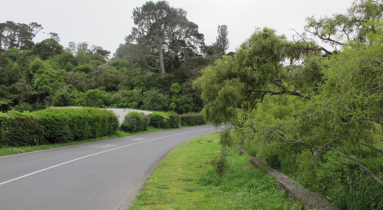 Chelsea Heritage Path - Last part of the path up a short hill