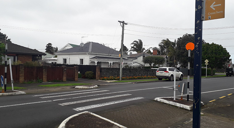 Coast to Coast Path (Cornwall Park to Manukau Harbour) – Pedestrian crossing on Symonds Street.