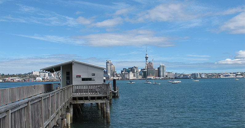 Devonport to Stanley Bay Path - Stanley Bay ferry terminal