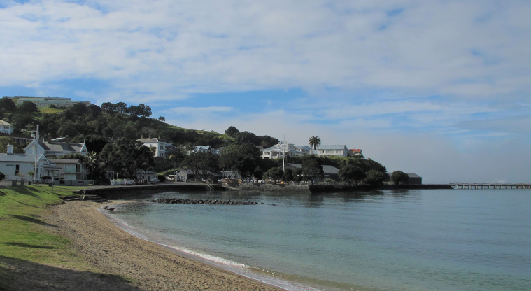 Devonport to Torpedo Bay Path - Torpedo Bay looking toward Maungauika (North Head).