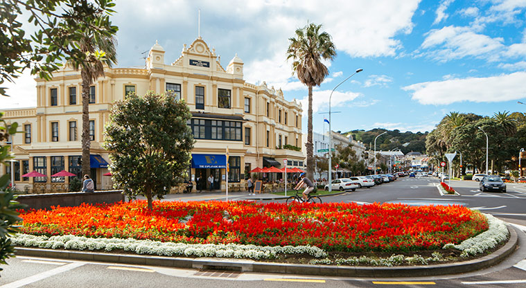 Devonport Waterfront Path - Start point from ferry terminal looking up Victoria Road