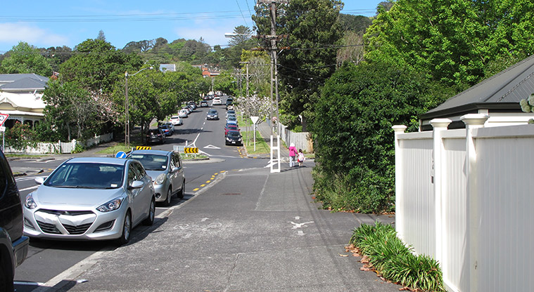 Dominion Road Loop Path - Shared path on Bellevue Road.