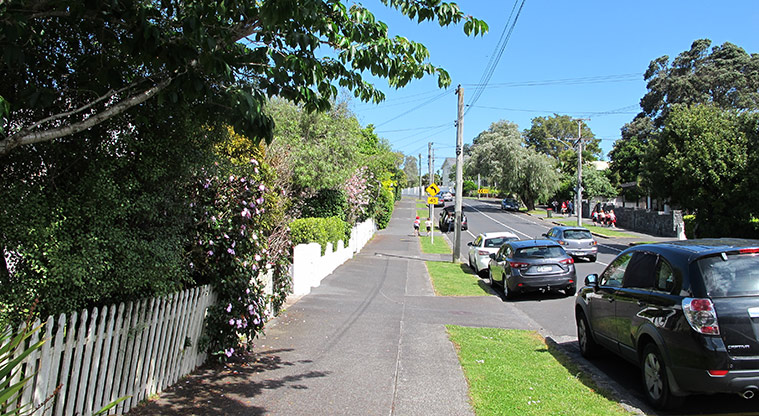 Dominion Road Loop Path - Valley Road shared path.