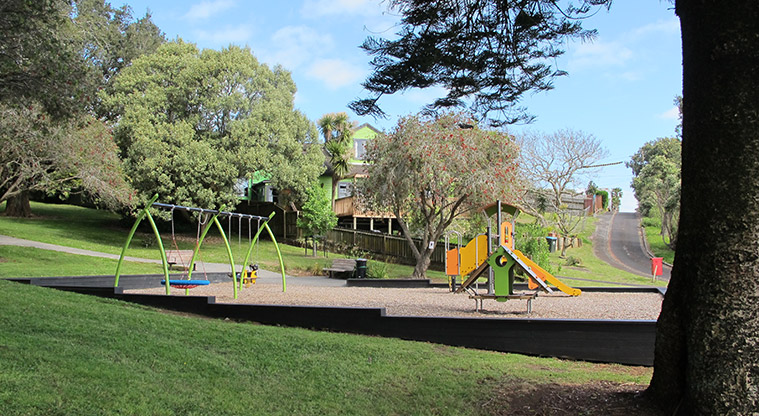 Dominion Road Loop Path - Arthur S. Richards Memorial Park playground.