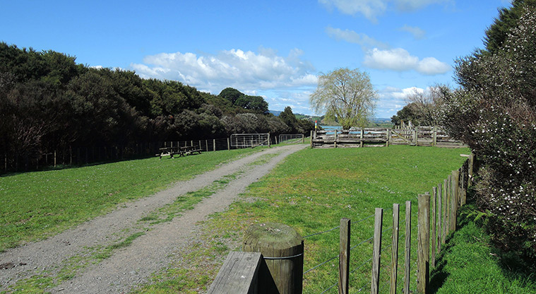 Duder Farm Path - Path back on the flat