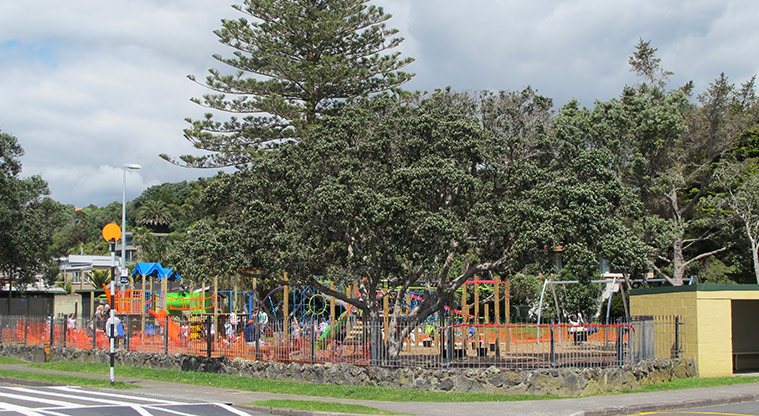 Eastern Beach Path - Great playground for kids about half way along the beach