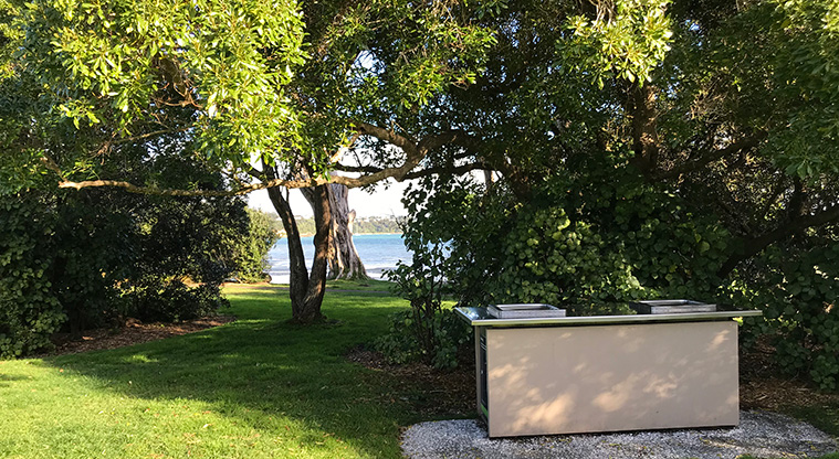 Esplanade Path - Surfdale Hall Reserve and Foreshore is sheltered and has toilets, a barbecue and a youth centre and community hall.