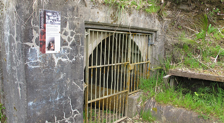 Exhibition Drive Track - Jacobsen’s tunnel.